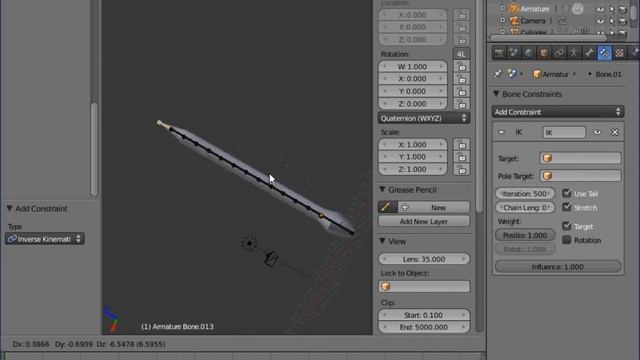 Blender 2.5 beta Rigging tutorial смотреть онлайн