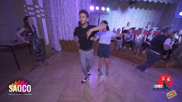 Sergey Gazaryan and Valeriya Chernyshova Salsa Dancing at 3 Front Relax in Lendvorets, Fri 02.08.19 смотреть онлайн