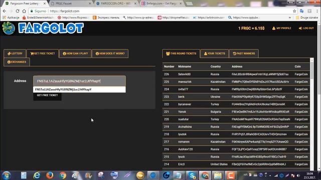 ФАРГОКОИН FARGOCOIN - КАК ПОЛУЧИТЬ БЕСПЛАТНЫЕ ФАРГОКОИНЫ смотреть онлайн