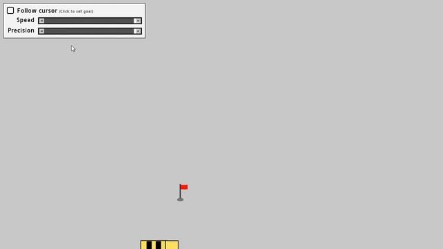 Cursor follower in Processing смотреть онлайн