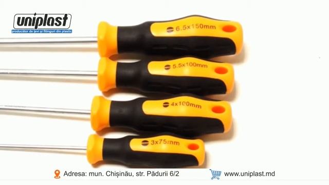 Отвертка плоская SL магнитным наконечником TOLSEN смотреть онлайн