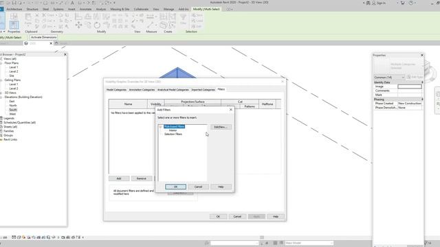 Revit architecure tutorial in tamil-Hide in view by filter in tamil-civil tamil смотреть онлайн