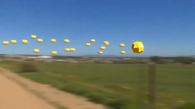 A test of HDRI enviroment, noise modifier on f-curve, and boids in particle system смотреть онлайн