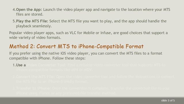 Opening MTS Video Files on iPhone смотреть онлайн