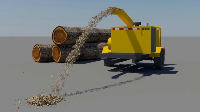 3DS Max 2013 MassFX MParticles - Wood Chipping смотреть онлайн
