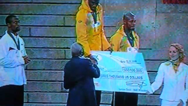 Usain Bolt & Asafa Powell Award Ceremony Berlin,Germany 2009 смотреть онлайн