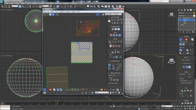 3ds max Modeling UVW Map Transform Components смотреть онлайн