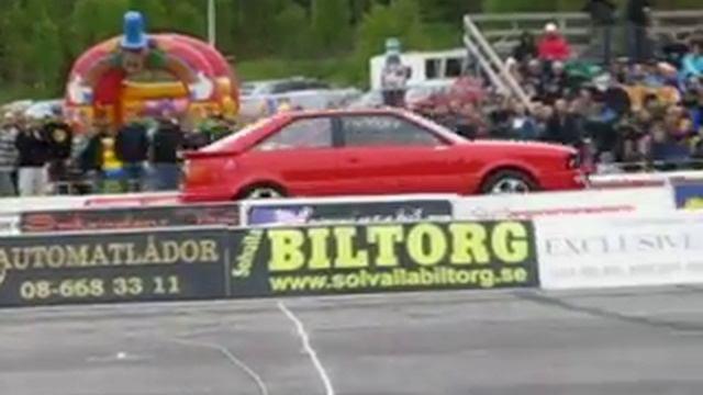 Audi S2 9.27s 1/4Mile смотреть онлайн
