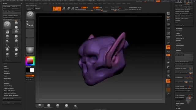 Gumroad - Intro to ZBrush Part 1 (rus) - 32 Selection Visibility Modifiers смотреть онлайн
