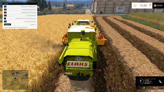 Modolt Farming Simulator 15 . #2 CLAAS 105 na meg a Mári смотреть онлайн