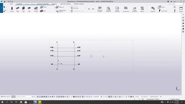 3. Tekla Structures Tutorials | Creating View Point for 3D view, plan view in Tekla Structures 2021 смотреть онлайн