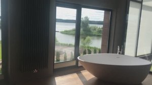 Какие шторы выбрать для ванной комнаты? Штора-плиссе для панорамных окон. DECOLUX