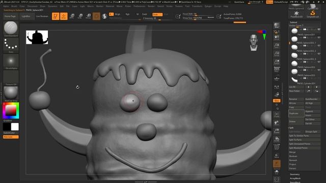 Cinema 4D / Zbrush Timelapse - Tripple Gooberberry Sunrise by Patrick4D смотреть онлайн