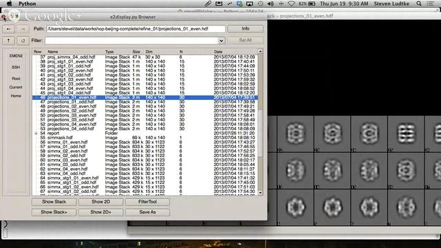 EMAN 2.1 Tutorial #3 - Exploring the output files from various programs смотреть онлайн