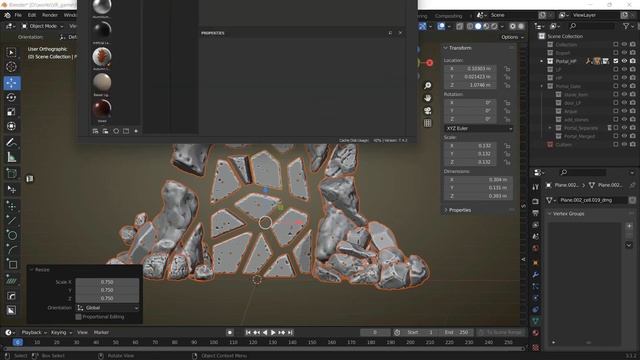 Blender tip. Quick tutorial. How to fix issue with overlapping normal maps on nearby parts. смотреть онлайн