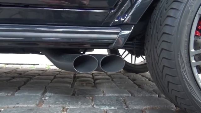 Выхлоп BRABUS Гелендваген G63 V8 Bi Turbo Один из самых мощных выхлопов смотреть онлайн