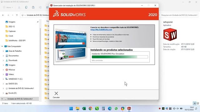 SolidWorks 2020 - Instalação смотреть онлайн