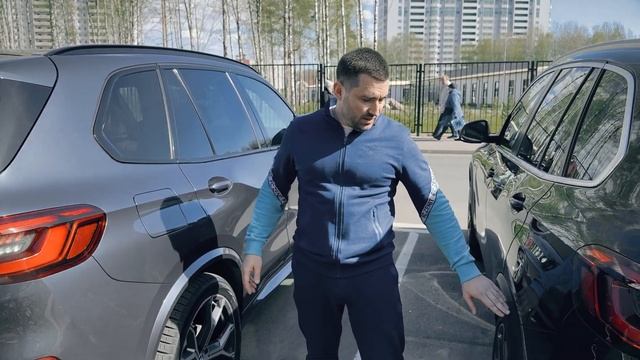 Обзор BMW X5 G05 сравниваем бензин и дизель. Заезд двух BMW X5 G05 смотреть онлайн