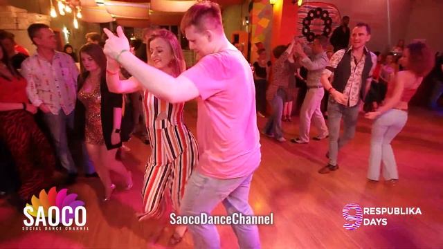 Ilya Kronberg And Anna Chukanova Salsa Dancing At Respublika Days 9, Saturday 04.05.2019