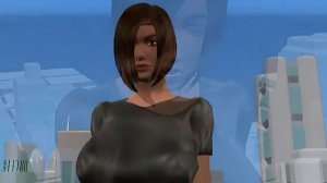 Giantess Growth 巨大娘 - Cassie City Stroll by Voluminous (2004) [Remastered]