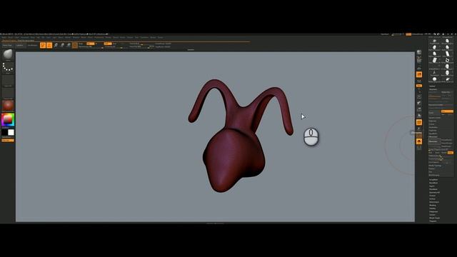 Zbrush Dynamesh & Zremesh смотреть онлайн