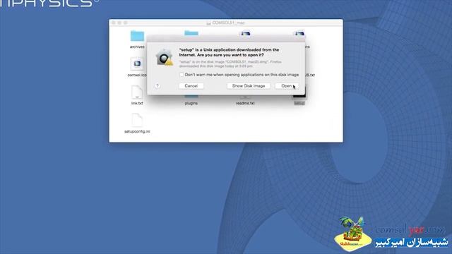 نحوه نصب COMSOL Multiphysics® در Mac OS X (زبان اصلی) смотреть онлайн