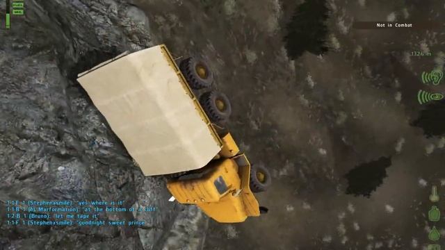 DayZ Namalsk - Driving a Ural off a cliff. смотреть онлайн