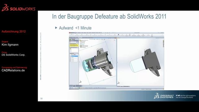 Dassault Systems: Performance , - Große Baugruppen mit Solidworks (Deutsch) смотреть онлайн