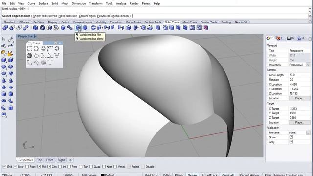 How to Model 3D Flower in Rhino? смотреть онлайн