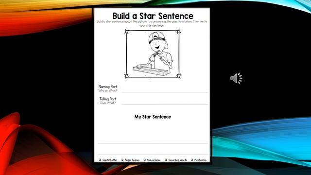 2nd Grade Writing Q1W4L1 Build a Star Sentence PPT tutorial смотреть онлайн