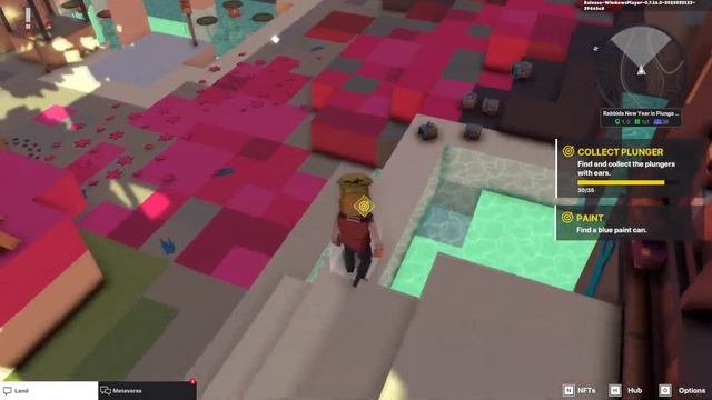 RABBIDS NEW YEAR IN PLUNGA CITY ALL QUESTS | ПРОХОЖДЕНИЕ КАРТЫ | THE SANDBOX смотреть онлайн