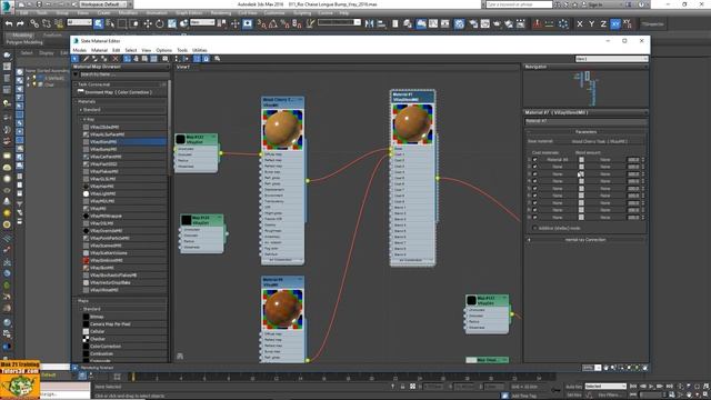 Corso Vray Chaise Longue in 3ds max: 025 Alternativa Materiale Blend смотреть онлайн