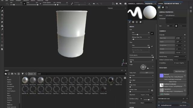 How to import model , bake , and export in substance painter смотреть онлайн