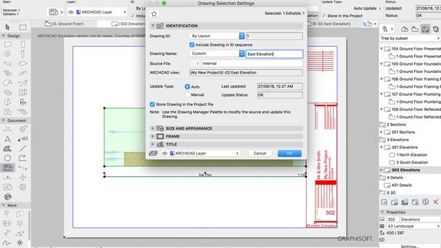 ArchiCAD Module 5: Layout (East and West Elevations) смотреть онлайн