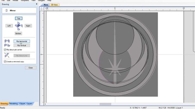 CNC vector modeling Aspire tutorial - STAR WARS inlay смотреть онлайн