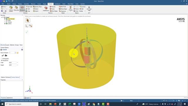Creating domain around Hybrid Darrieus Savonius wind turbine using two methods in ANSYS Spaceclaim смотреть онлайн