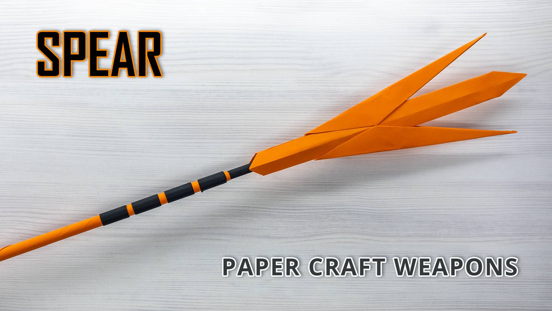 Простой урок по изготовлению оригами-копья — вдохновлено китайской мифологией смотреть онлайн