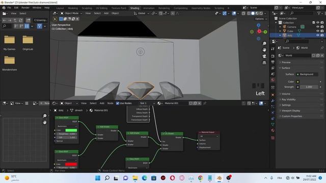 Blender 3.2 tutorial : how to make 3d diamond смотреть онлайн