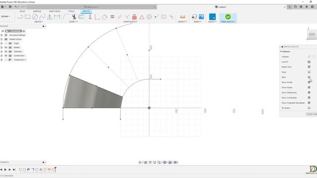 Autodesk Fusion 360 Exercise 35 -Sheet Metal #05 (Loft)+ Music background смотреть онлайн