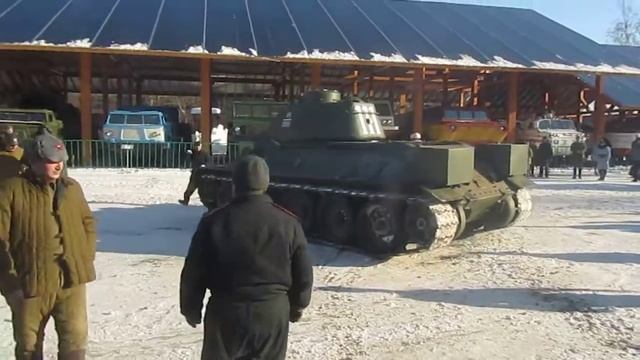 Т-34 в подмосковье 23.02.2013 г. смотреть онлайн