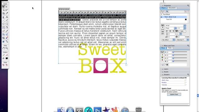 FreeHand MX running under OS X 10.8 (Parallels Desktop 8 / OS X 10.6) / Part 2 смотреть онлайн