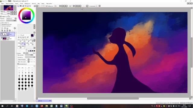 Процесс рисования / Speed Paint. Рисую обложку к новому видео на канале смотреть онлайн