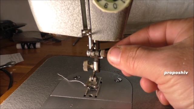 Чайка 132м. Как вставить иглу | ProPoshiv