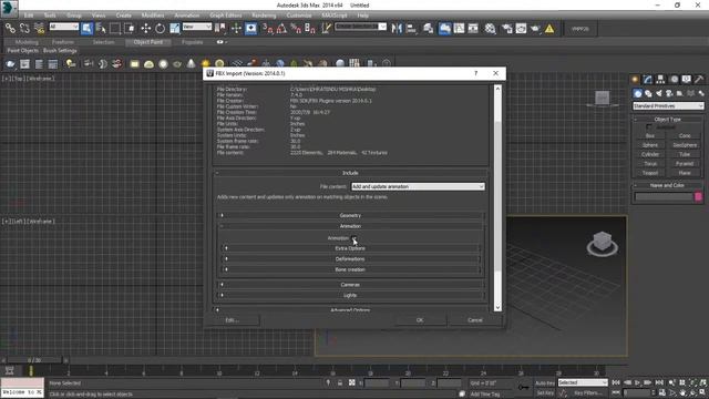 How to import .FBX format into a 3Ds Max File l 3Ds Max смотреть онлайн