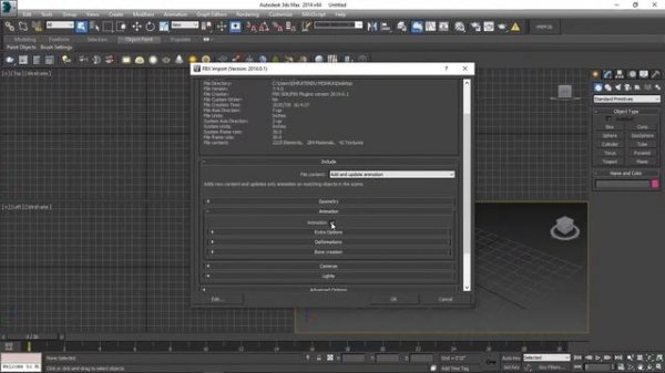 How to import .FBX format into a 3Ds Max File l 3Ds Max