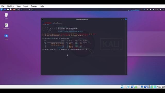 How to crack a wlan (wifi) by kali linux .The most safest and easiest method. смотреть онлайн