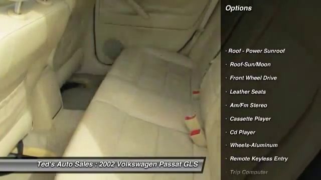 2002 Volkswagen Passat GLS Saint Petersburg FL 33709 смотреть онлайн