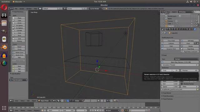 Blender Tutorial - Create a Fluid Simulation смотреть онлайн