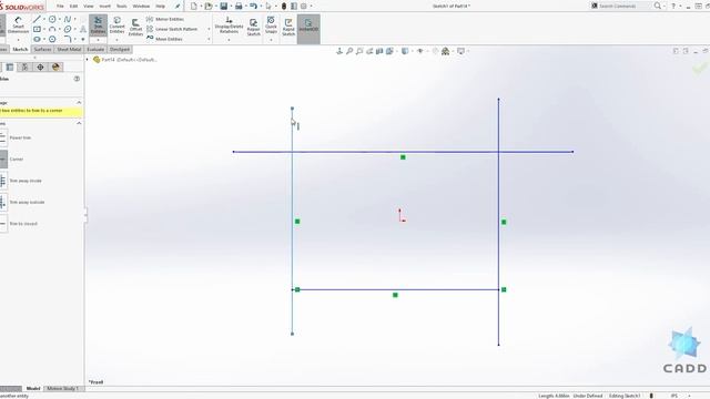 SolidWorks Tutorial for Beginners #32 - How to Trim and Extend SolidWorks Sketch смотреть онлайн
