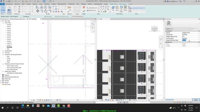 Khóa học Revit Architecture Bài 06 - Phần 05 Parallel Slope Arrow смотреть онлайн